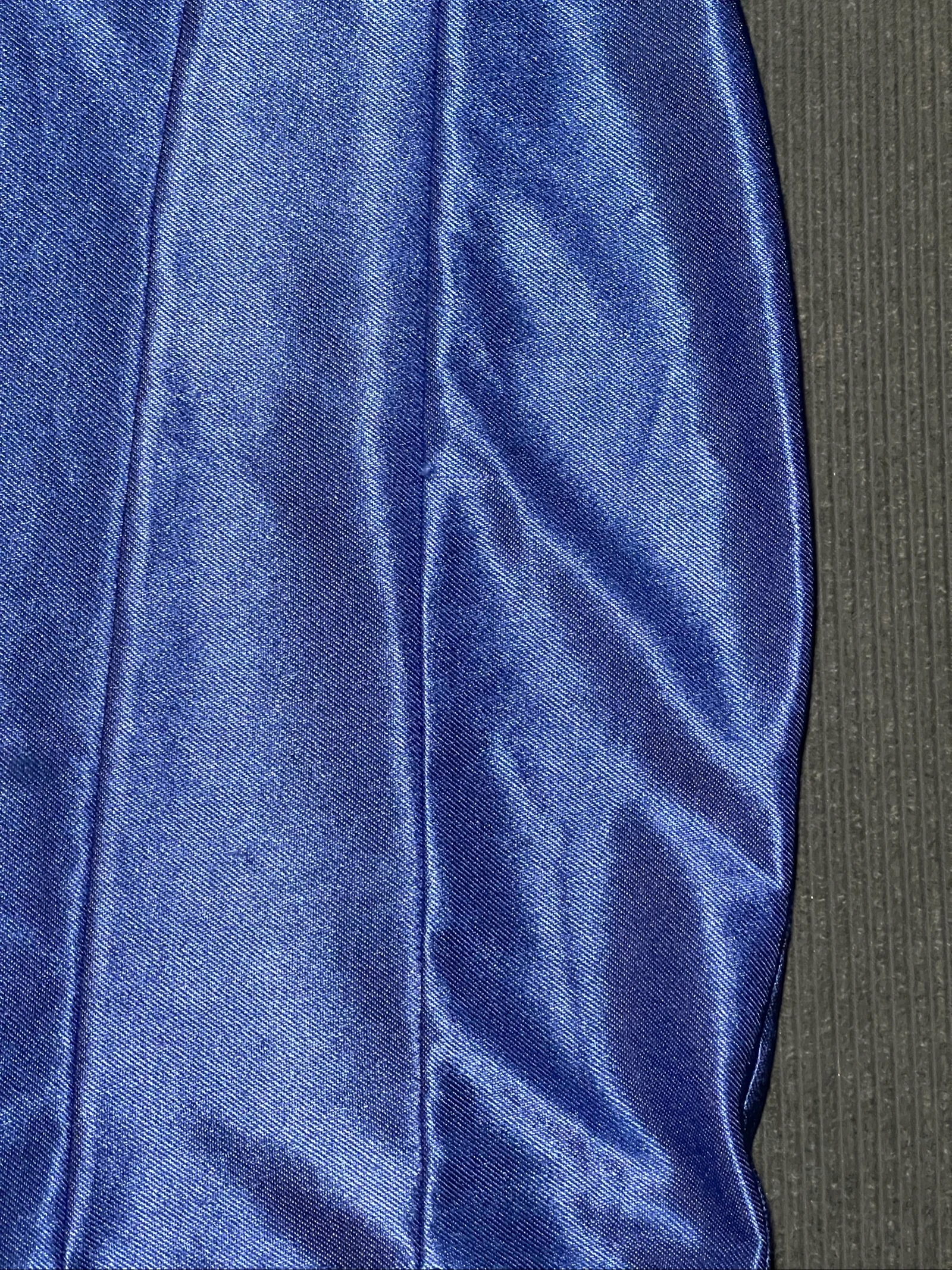 Electric blue backless dress with glitter – photo 7